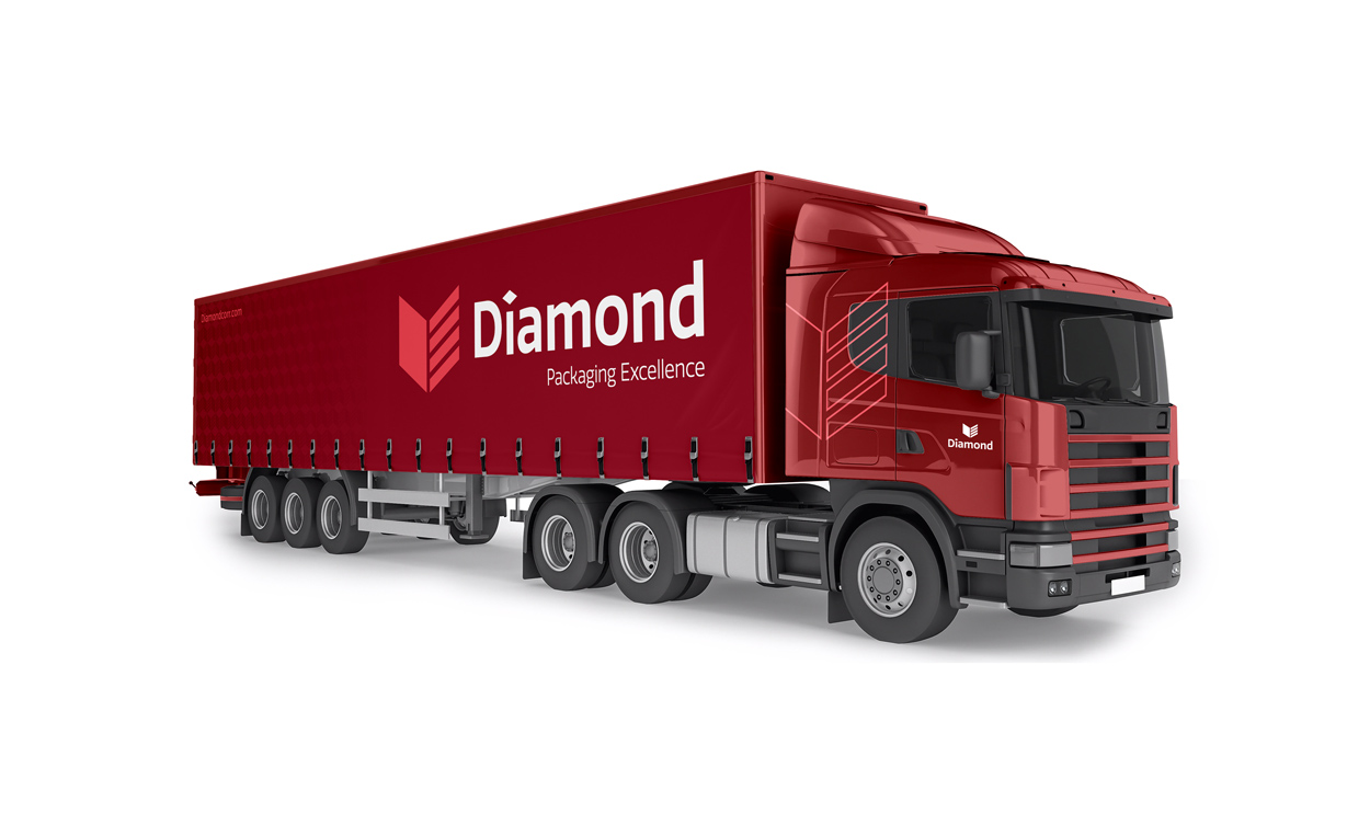 Diamond lorry graphics